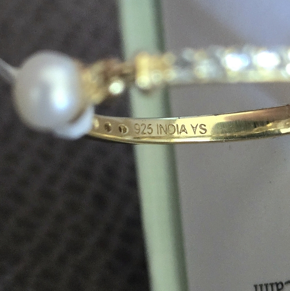 Shivam Dainty Fresh Water Pearl and White Topaz Ring💍 - Picture 9 of 16